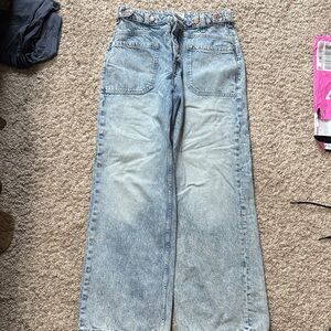 We the free FP Movement Palmer cuffed jeans.